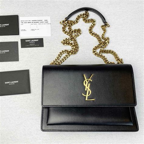 ysl handbag black|ysl shoulder bag price.